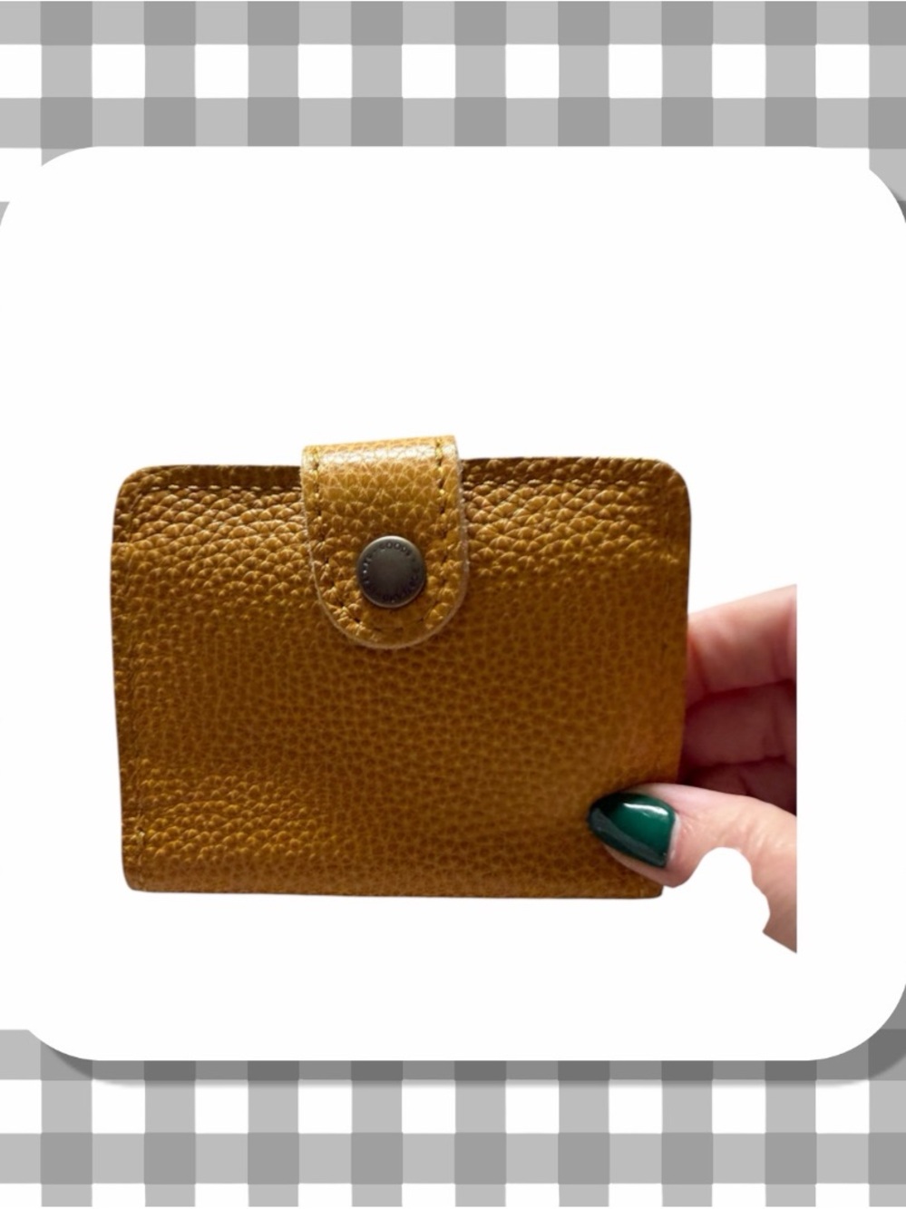 Portland Leather Mini Bifold Wallet | Sunshine